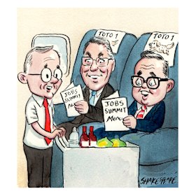 The lucky passengers.