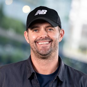 Evan Zeder at the Australian Open this year. 