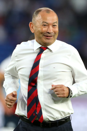 Eddie Jones helped England complete a famous 19-7 victory over the All Blacks. 