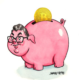 Money in the crypto bank: George Christensen.