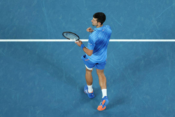 Djokovic says tonight represents his best tennis so far this year. 