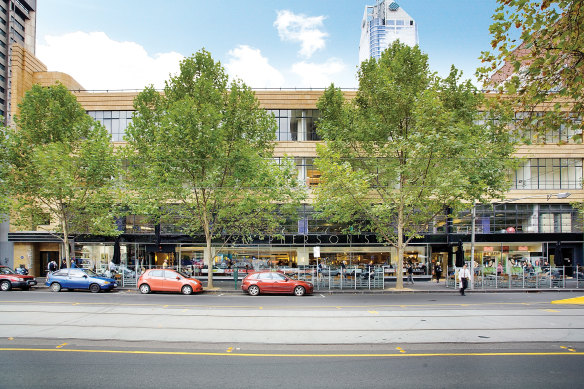 The McPherson's building at 545 Collins Street in Melbourne's central business district. 