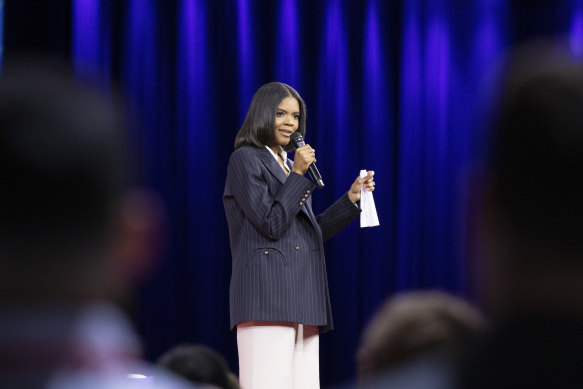 Candace Owens hasn’t turned on Donald Trump – she’s simply hedging her bets.