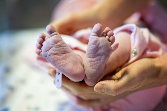 The babies who were mixed up were born hours apart and were both kept in incubators. 