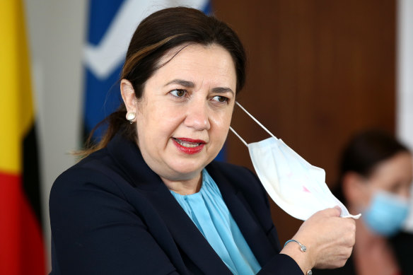 Queensland Premier Annastacia Palaszczuk has welcomed the move to reduce international arrivals by half to ease pressure on hotel quarantine.