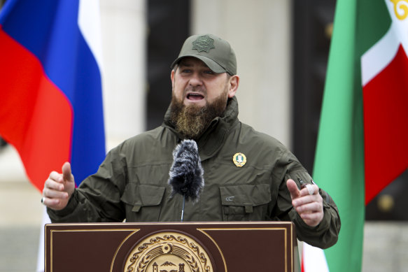 Chechnya’s regional leader Ramzan Kadyrov.