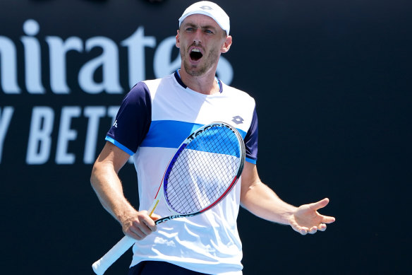 John Millman downed Frenchman Ugo Humbert in four sets to move into the second round.