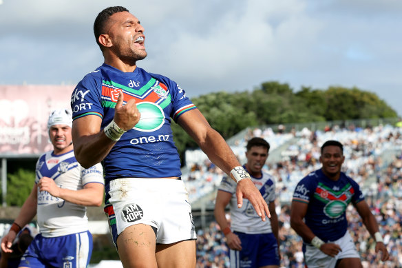 Marcelo Montoya and the Warriors are sitting pretty on the NRL ladder after four rounds.