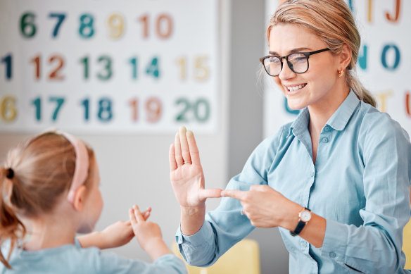 A lack of Auslan interpreters or teachers of the deaf, especially in rural and regional areas, creates a gap in accessibility.