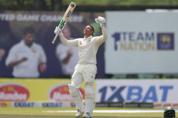 Khawaja is pumped.