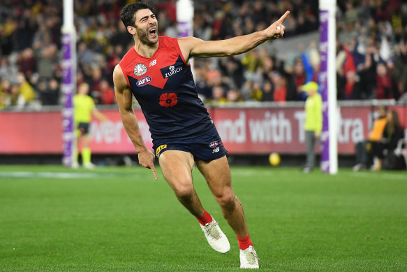 Christian Petracca will be a key player again for the Demons on Friday night.