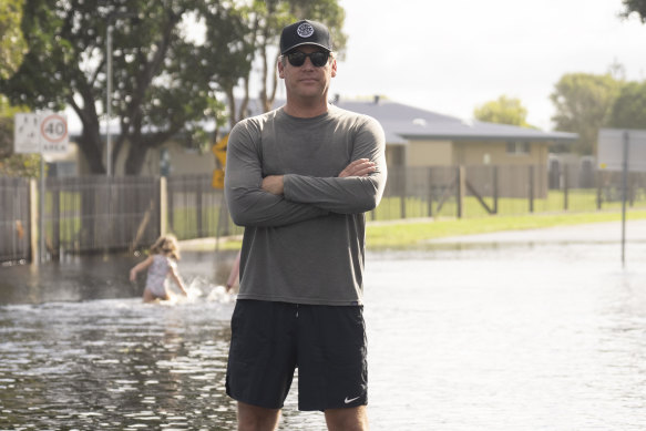 Byron Bay resident Craig Parry said the heavy rain has caught the community off guard.