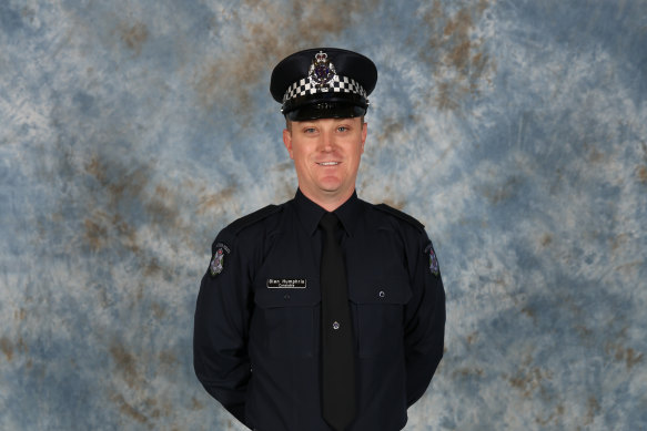 Constable Glen Humphris, one of four police officers killed in a horrific crash on the Eastern Freeway. 