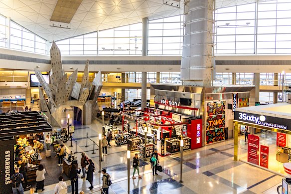 The airport’s terminals are noticeably dated.