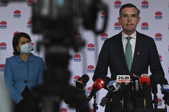 NSW Treasurer Dominic Perrottet says Perrottet says we can’t simply expect things to go back to the way they were in February 2020 before the pandemic.