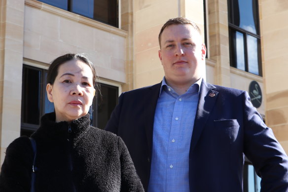 Tam Nguyen and former Liberal Democrat MP Aaron Stonehouse, who lobbied for a review of WA’s criminal confiscation laws in 2018.