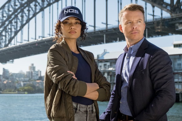 Olivia Swann and Todd Lasance play NCIS: Sydney’s lead investigators, Mackey and JD.