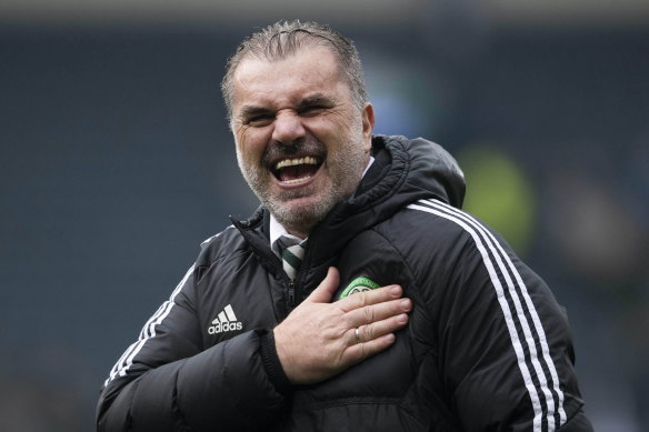 Ange Postecoglou has the chance to join an exclusive club of treble-winning Celtic managers.