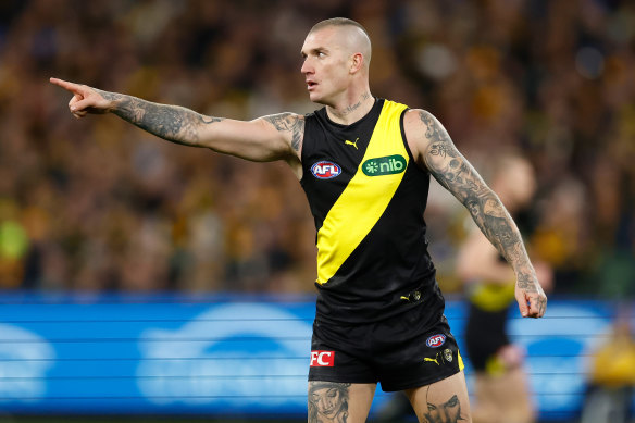 Dustin Martin paid $3 million for Victoria House at 367 Victoria Street in 2019 and in 2020, he splashed out a further $4.8 million on a string of buildings at 401-407 Victoria Street in a joint venture with Ralph and businessman Chris Bissiotis.