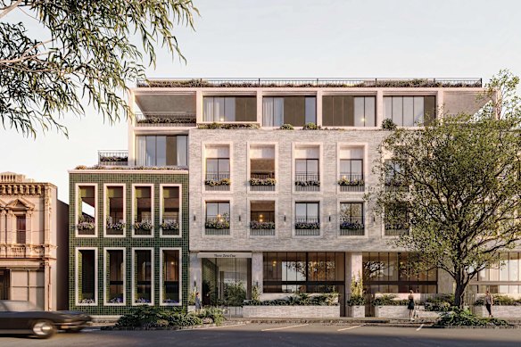 The Rae Street development in Fitzroy North is the first to be fast-tracked through the government’s “great design” pathway.