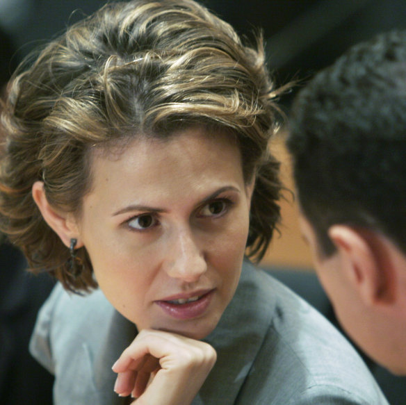 British born: Asma Assad, wife of Bashar al-Assad.   