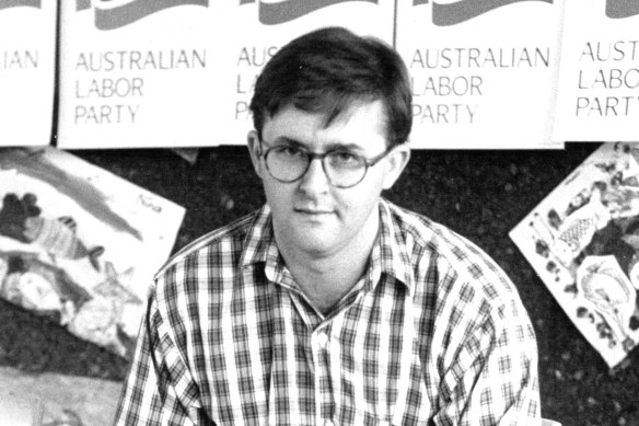 Albanese in 1994. One Labor party member says Albo’s nickname was “the baby-faced assassin”.