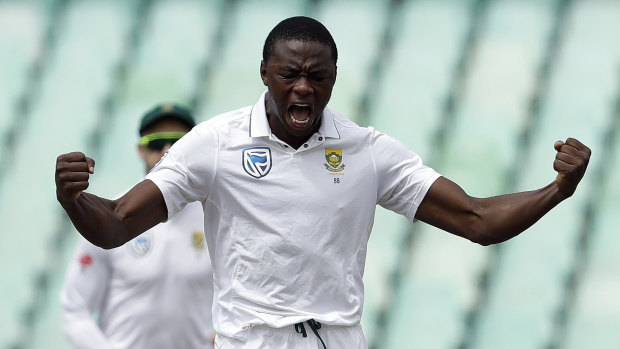 Free to play: Kagiso Rabada will take the field against Australia in the third Test.