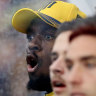 Bolt attracts big crowd in Maitland ... to watch him sit on the bench