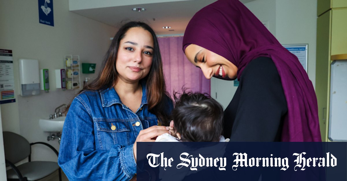 With Amar by her side, Hamna found a safe place to have her baby