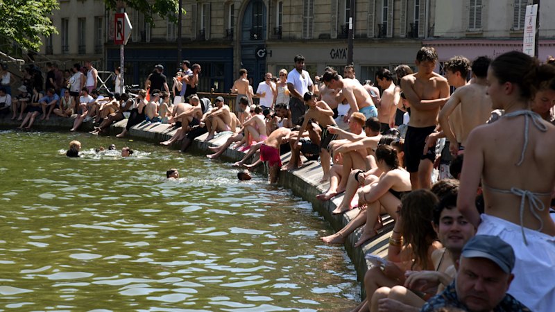 40 people drown as record-breaking temperatures sweep across France, Spain and the UK