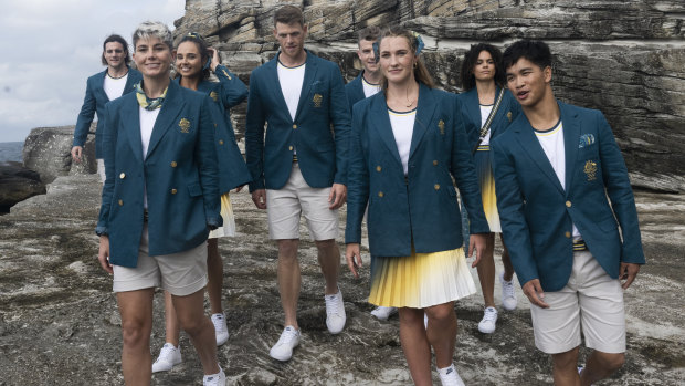 Australia’s Olympic uniforms go for gold by ditching the green