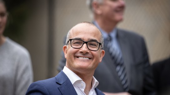 Acting Premier James Merlino said there was a “sense of urgency” to roll out the vaccination program. 