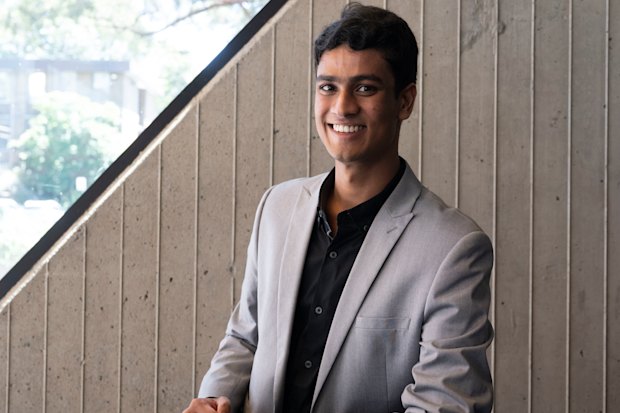Triple threat: Anubhav Ammangi from Redeemer Baptist School topped HSC chemistry and software design and development in 2024, after coming first in extension 1 maths the previous year.