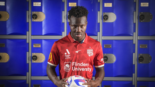 Nestory Irankunda is the talk of Australian soccer - and of Parafield Gardens High School, where he’s still completing Year 12.