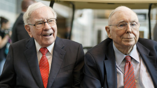 Warren Buffett and business partner Charlie Munger.