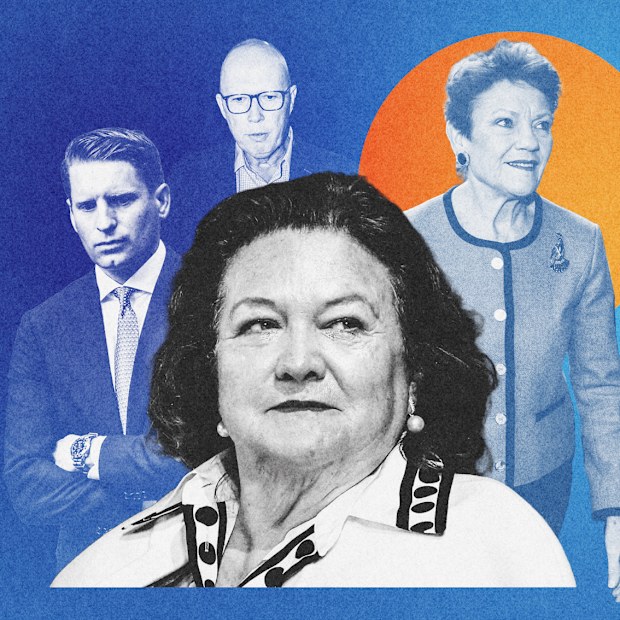 Gina Rinehart shifts political support away from Liberal Party