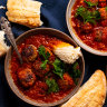 RecipeTin Eats’ smoky Spanish meatballs in chorizo sauce.
