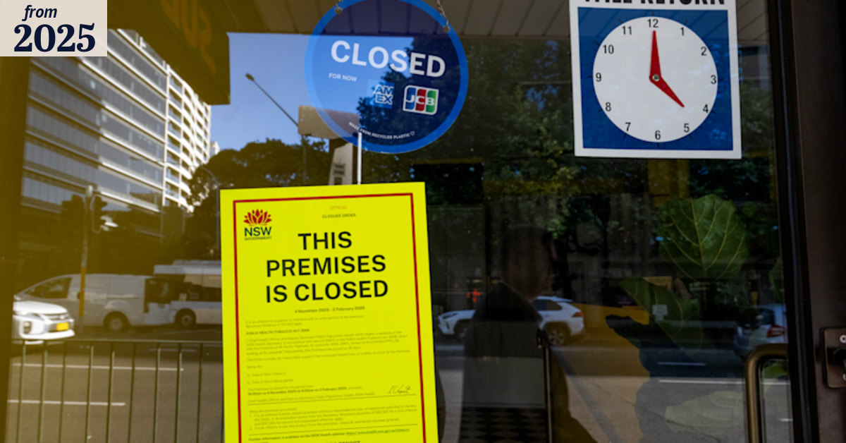 NSW illicit tobacco: St Leonards stores raided and closed under new powers