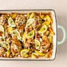 Greek lemon chicken and potatoes.