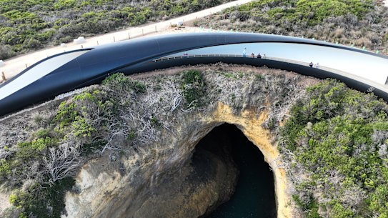The new viewing platform at The Blowhole.