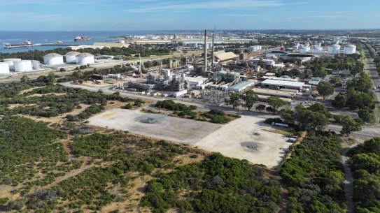 The NeoSmelt site in Kwinana.