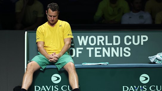 Lleyton Hewitt is not happy with the lack of variation of playing surfaces.