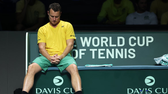 Lleyton Hewitt is not happy with the lack of variation of playing surfaces.