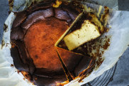 Basque cheesecake.