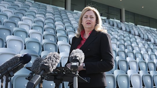 Queensland Premier Annastacia Palaszczuk says she’s “100 per cent committed” to hosting the 2032 Olympics.