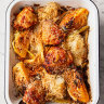 Gochujang chicken noodle traybake is a Korean-inspired one-tray wonder.