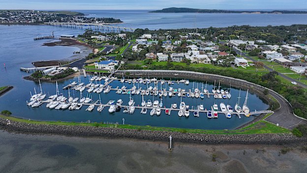 Newhaven Marina at Phillip Island. 
