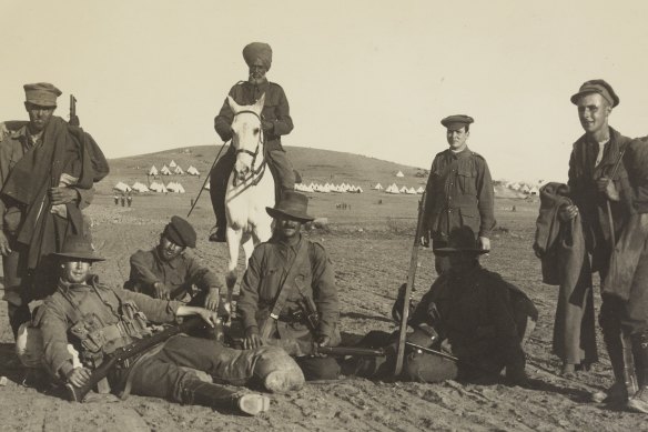 A still from the documentary Anzac. Lemnos. 1915.