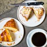 Lune’s classic and almond croissants.