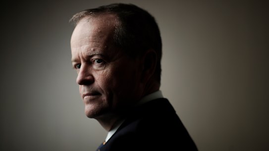 Bill Shorten during his time as opposition leader in 2019.